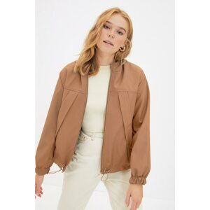 Trendyol Winter Jacket - Beige - Bomber jackets