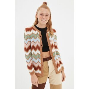Trendyol Camel Knitwear Cardigan