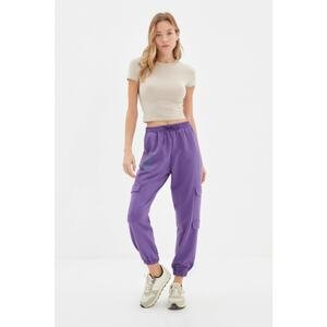 Trendyol Sweatpants - Purple - Joggers
