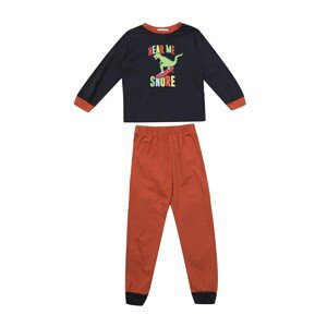Trendyol Pajama Set - Dunkelblau - Print