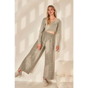 Trendyol Gray Soft Knitted Pants