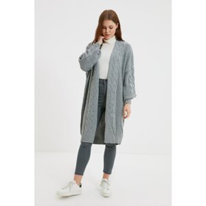 Trendyol Cardigan - Gray - Relaxed