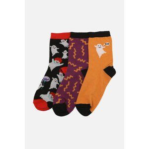 Trendyol 3-Pack Multicolor Halloween Themed Socks