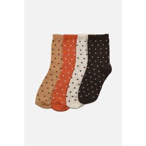 Trendyol 4-Pack Polka Dot Socks