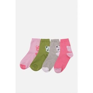 Trendyol 4-Pack Animal Patterned Socks