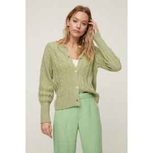 Trendyol Mint Knit Detailed Knitwear Cardigan