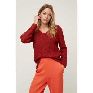 Trendyol Tile Knitted Detailed Knitwear Sweater