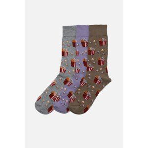 Trendyol Multicolor Men's 3-Pack Socks