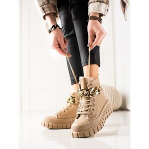 TRENDI INSULATED SNEAKERS ANKLE BOOTS