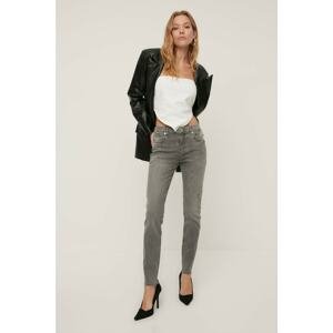 Trendyol Jeans - Gray - Skinny