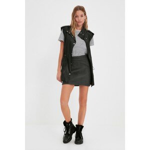 Trendyol Anthracite Mini Skirt