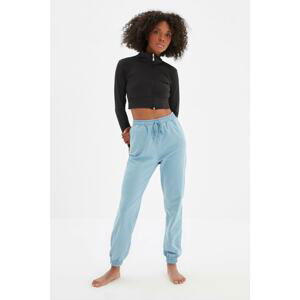 Trendyol Blue 100% Organic Fabric Knitted Sweatpants