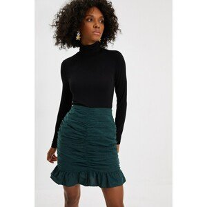 Trendyol Green Pleated Skirt