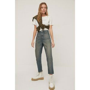 Trendyol Indigo High Waist Mom Jeans