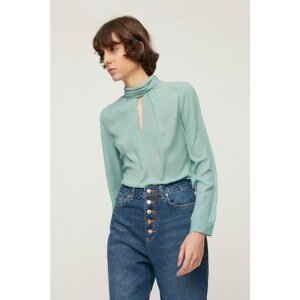 Trendyol Mint Collar Detailed Blouse