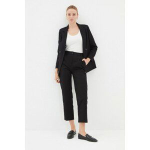 Trendyol Black Straight Cut Trousers