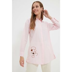 Trendyol Shirt - Pink - Regular