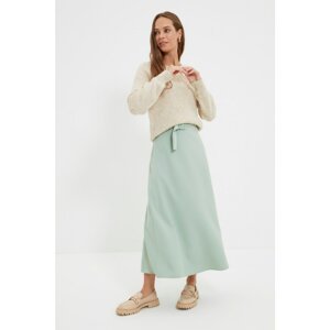 Trendyol Mint Belted Skirt