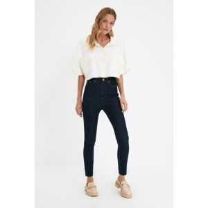 Trendyol Blue High Waist Skinny Jeans