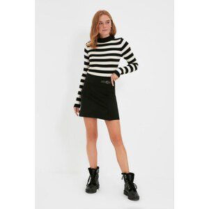 Trendyol Black Belt Skirt