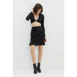 Trendyol Black Pleated Skirt