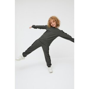 Trendyol Gray Recycle Girls Knitted Sweatpants