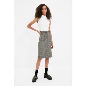 Trendyol Gray Belted Skirt