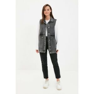 Trendyol Vest - Gray - Basic