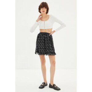 Trendyol Black Printed Skirt