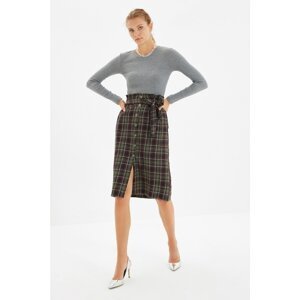 Trendyol Multicolored Buttoned Skirt