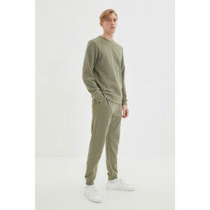 Trendyol Khaki Men's Regular Fit Tracksuit Set