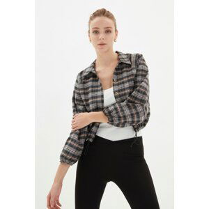 Trendyol Black Plaid Shirt