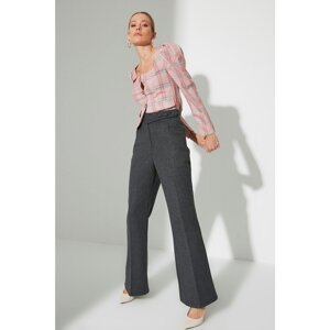 Trendyol Anthracite Front Button Trousers
