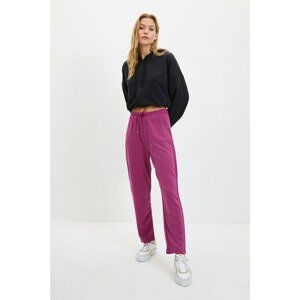 Trendyol Plum Straight Fit Knitted Sweatpants