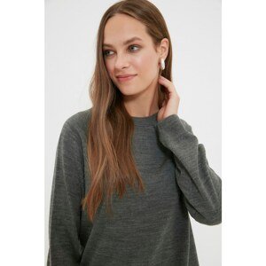 Trendyol Sweater - Gray - Regular fit
