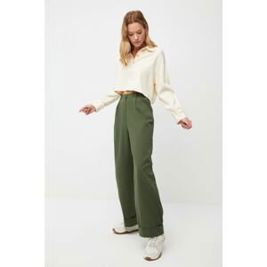 Trendyol Green Wide Leg Trousers