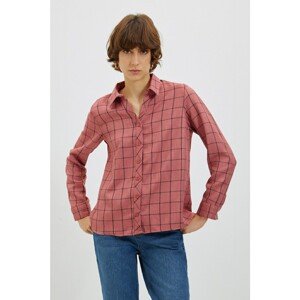 Trendyol Dried Rose Checkered Shirt