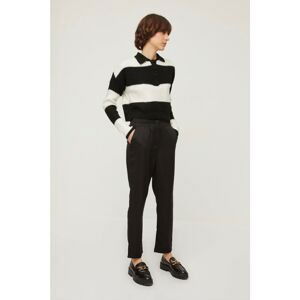 Trendyol Black High Waist Trousers