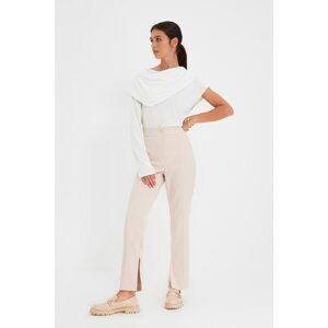 Trendyol Beige Detailed Trousers