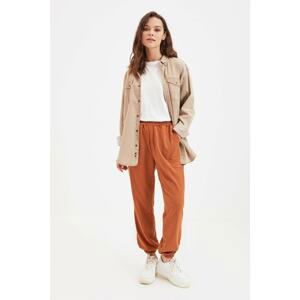 Trendyol Brown Basic Jogger Knitted Sweatpants