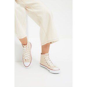 Trendyol Women's Beige Ankle Sneaker