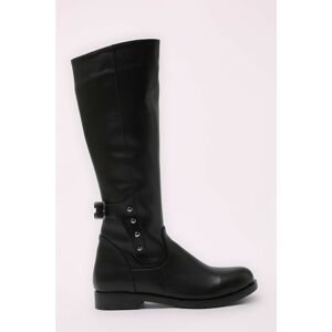 Trendyol Knee-High Boots - Black - Block