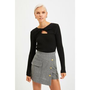 Trendyol Sweater - Black - Slim