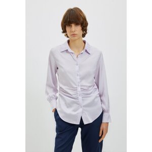 Trendyol Lilac Pleated Shirt