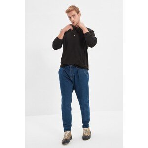 Trendyol Navy Blue Men's Baggy Jeans