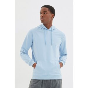 Trendyol Blue Men's Regular Fit Sweatshirt