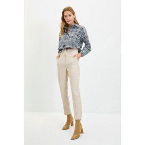 Trendyol Stone Front Buttoned Trousers