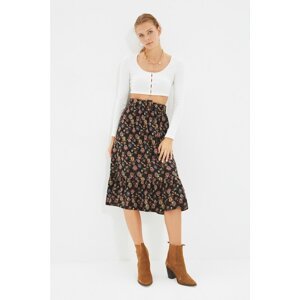 Trendyol Black Belt Skirt