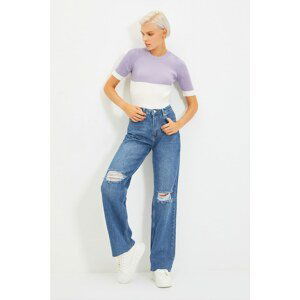 Trendyol Jeans - Blue - Wide leg