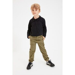 Trendyol Khaki Elastic Waist Boy Woven Trousers